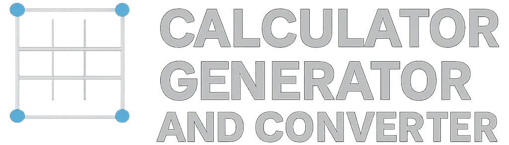 Calculator Genrator And Converter